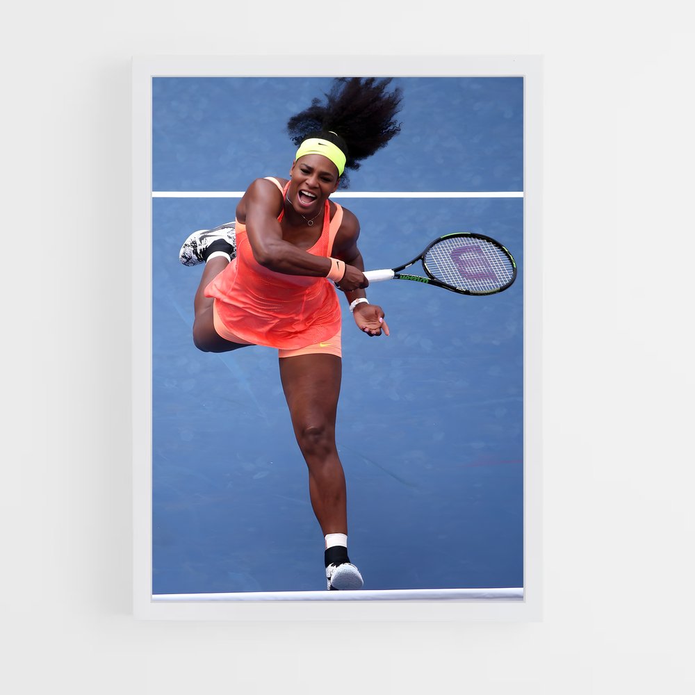 Poster Serena williams championne – affiche Tennis (vue 3)